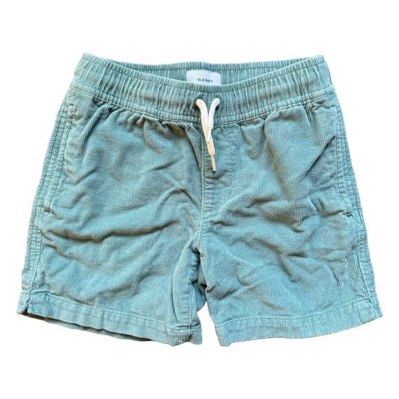Lot of 2 Old Navy Kids Size Small 6-7 Drawstring Corduroy Shorts Tie Dye, Blue - Picture 7 of 10